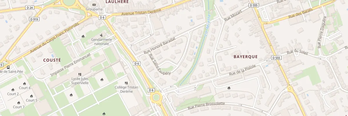 Plan du 3 Rue Saint-Exupery à Oloron-Sainte-Marie