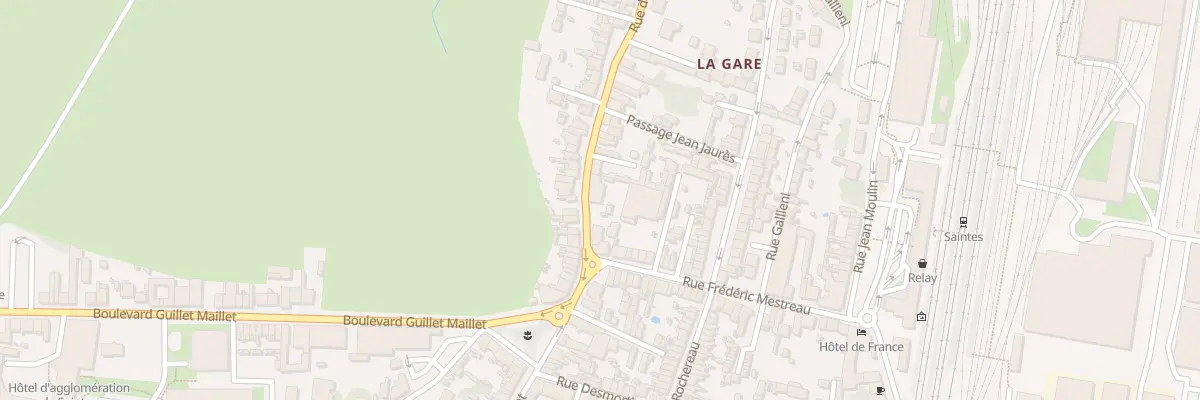 Plan du 6 Rue de Taillebourg à Saintes