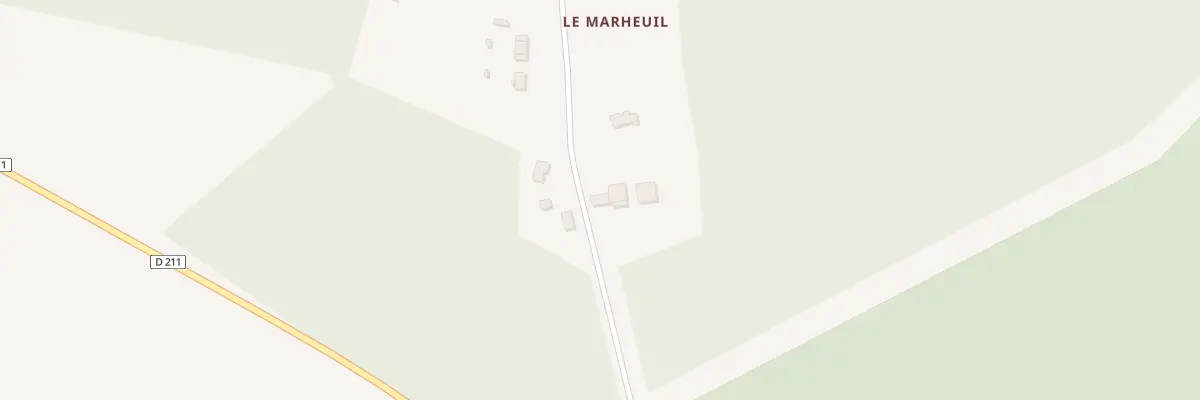 Plan du 1 Le Marheuil à Saucats