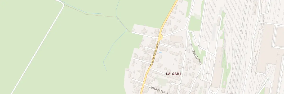 Plan du 5 Pas des Saules à Saintes
