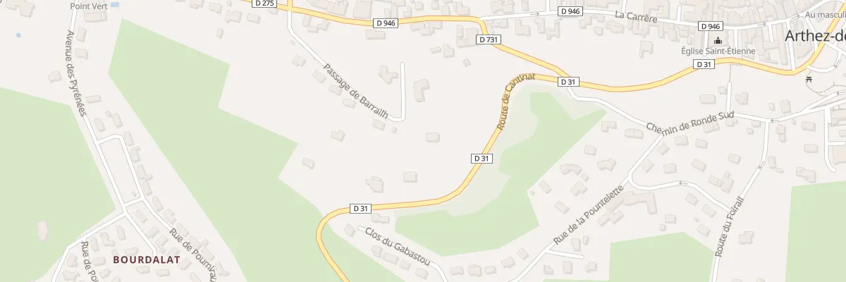 Plan du 11 Pas de Barrailh à Arthez-de-Béarn