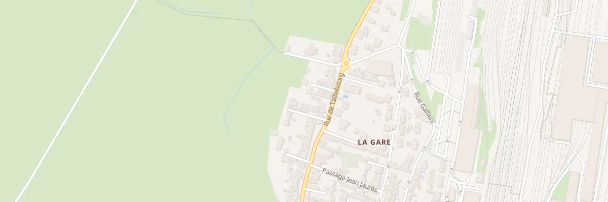 Plan du 55B Rue de Taillebourg à Saintes