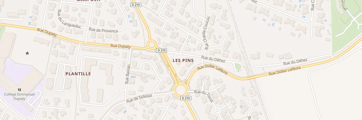 Plan du 5 Rue du Dehez à Blanquefort