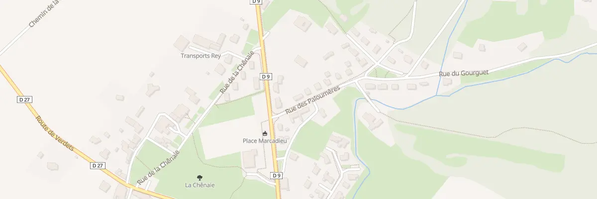 Plan du 3 Rue des Paloumères à Ledeuix