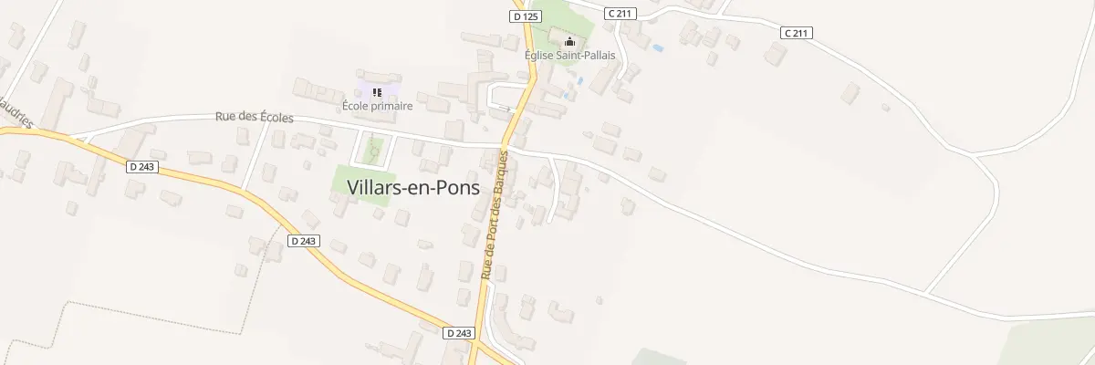 Plan du 2 Imp des Lilas à Villars-en-Pons