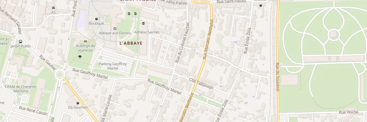 Plan du 31 Rue du Colonel de Faucher à Saintes