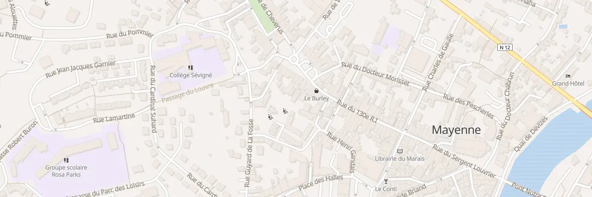 Plan du 5C Pl Louis de Hercé à Mayenne