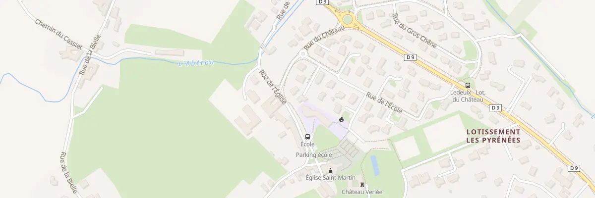 Plan du 8 Rue de l’Ecole à Ledeuix