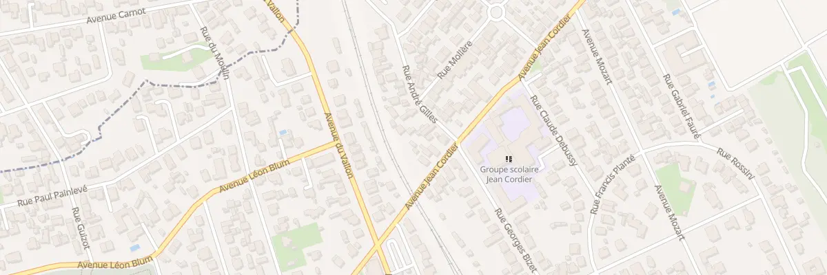 Plan du 5 Rue André Gilles à Pessac