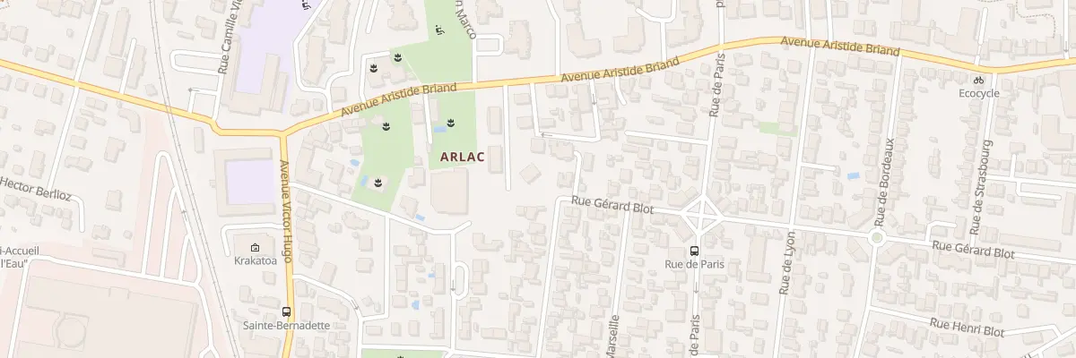 Plan du 53 Rue Gerard Blot à Mérignac