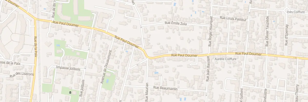 Plan du 93 Rue Paul Doumer à Mérignac