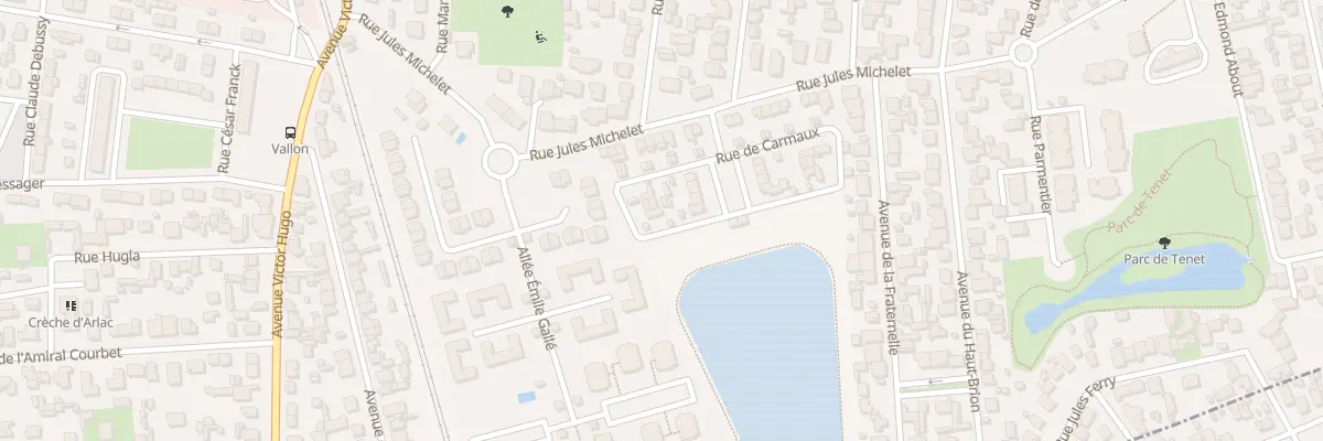 Plan du 32 Rue de Carmaux à Mérignac