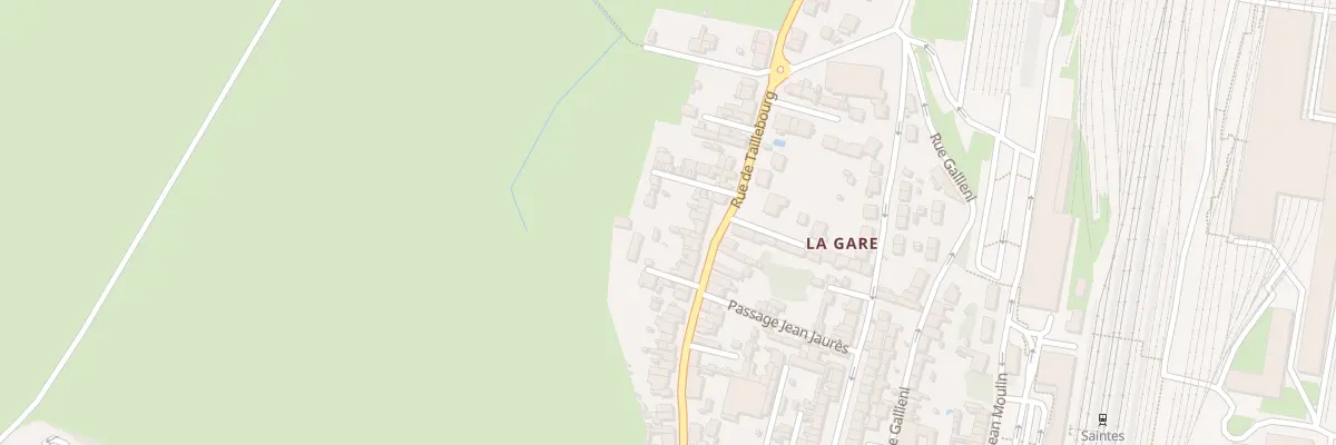 Plan du 41 Rue de Taillebourg à Saintes