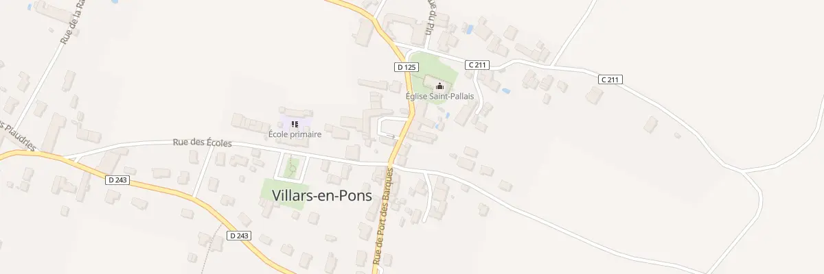 Plan du 22 Rue du Port des Barques à Villars-en-Pons