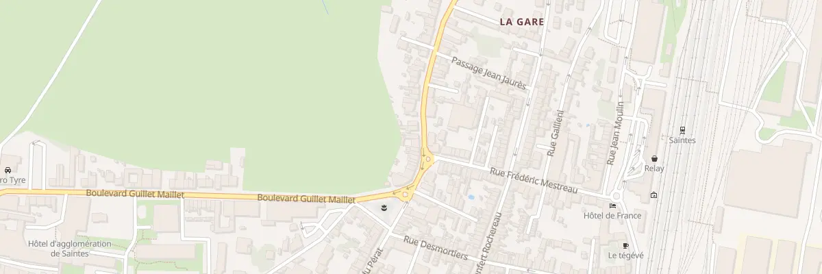 Plan du 3 Rue de Taillebourg à Saintes
