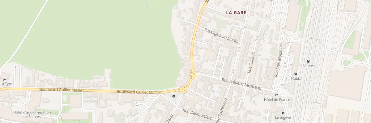 Plan du 5 Rue de Taillebourg à Saintes