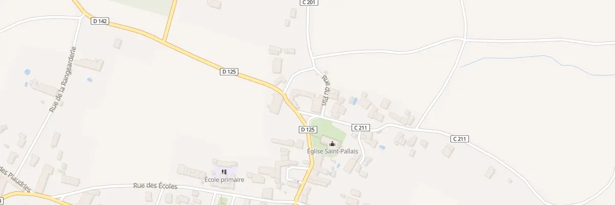 Plan du 1 Rue des Vergers à Villars-en-Pons