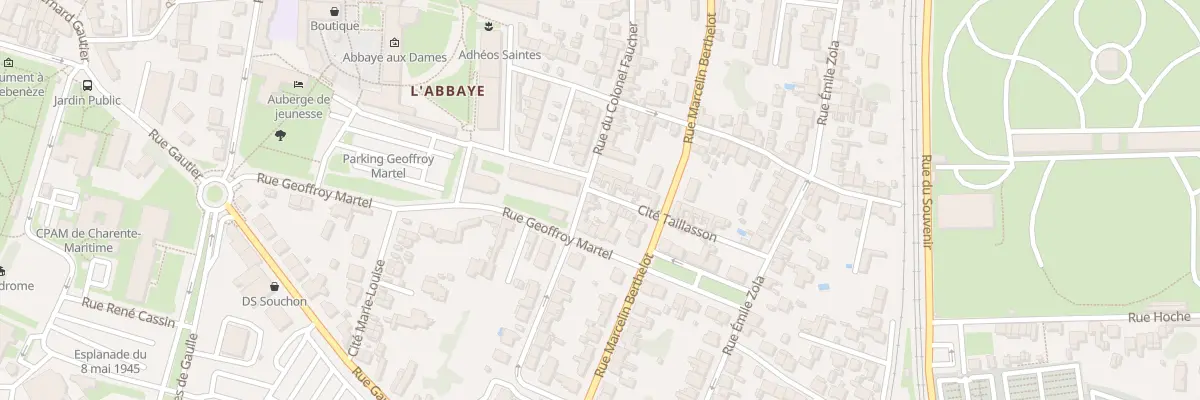 Plan du 39 Rue du Colonel de Faucher à Saintes