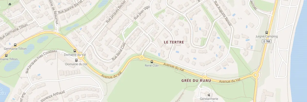 Plan du 2 All Abel Gance à Montreuil-Juigné