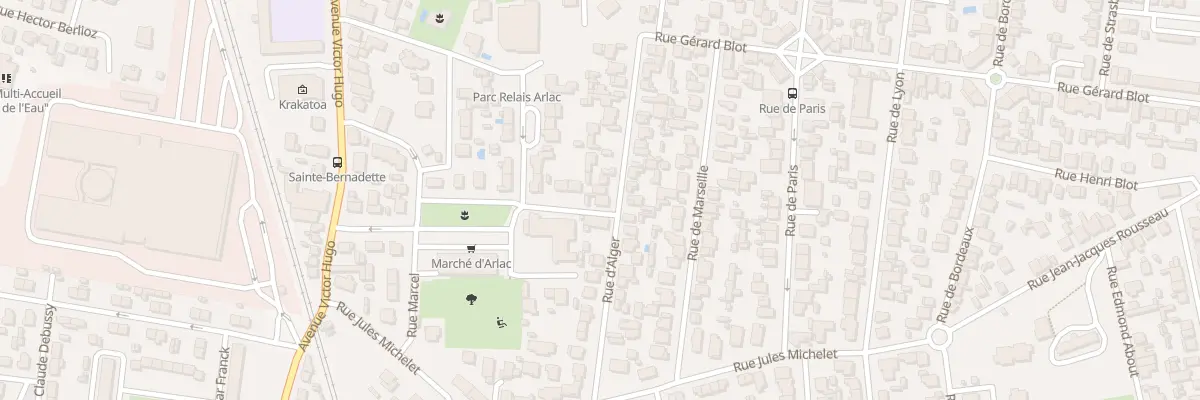 Plan du 23 Rue d’Alger à Mérignac