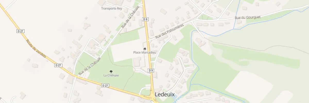 Plan du 18 Rue de Lamarque à Ledeuix