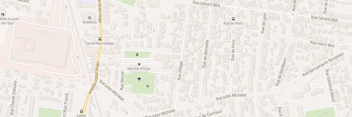 Plan du 25 Rue d’Alger à Mérignac