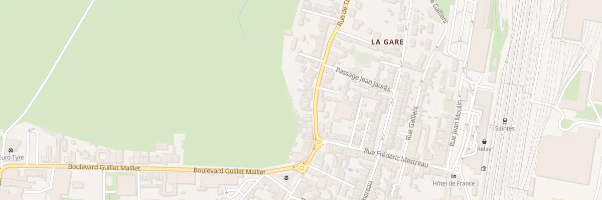 Plan du 11 Rue de Taillebourg à Saintes