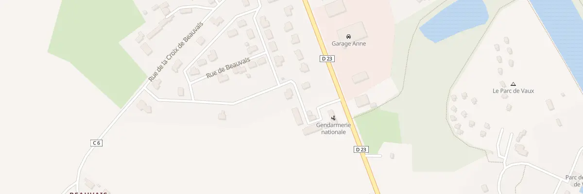 Plan du 33 Rue de Beauvais à Ambrières-les-Vallées