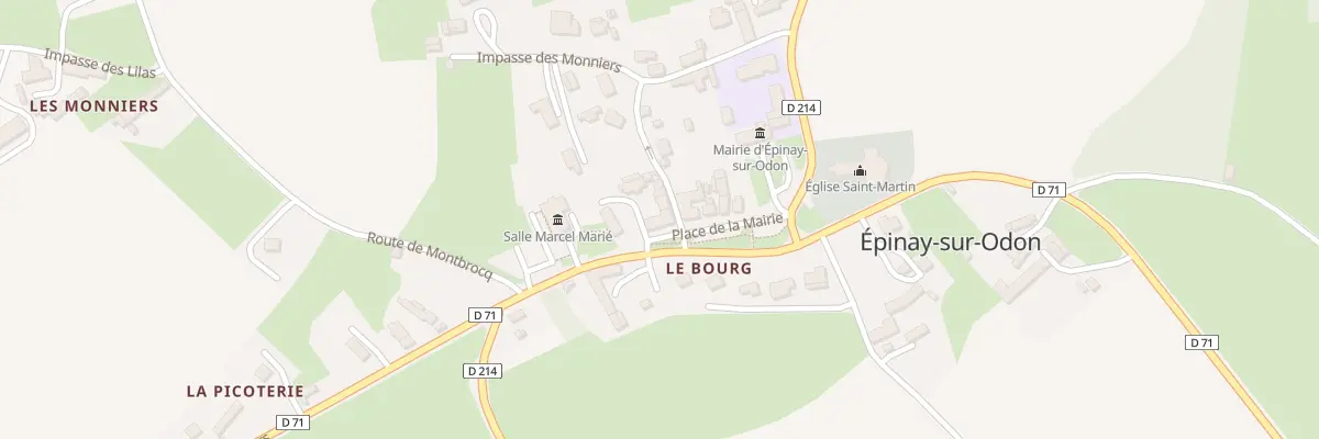 Plan du 35 Le Bourg à Épinay-sur-Odon