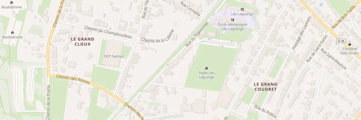 Plan du 37 Rue du Pigeonnier à Saintes