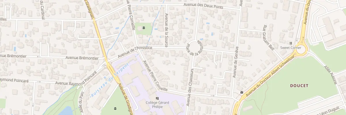 Plan du 20 Av de l’Armistice à Pessac