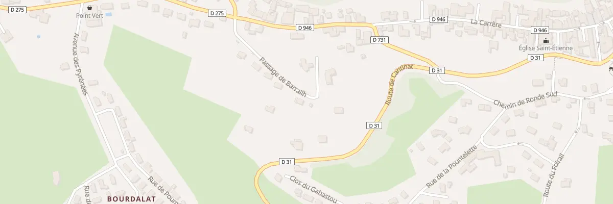 Plan du 13 Pas de Barrailh à Arthez-de-Béarn