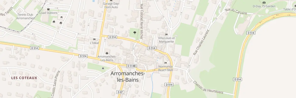 Plan du 8 Rue Maurice Lithare à Arromanches-les-Bains