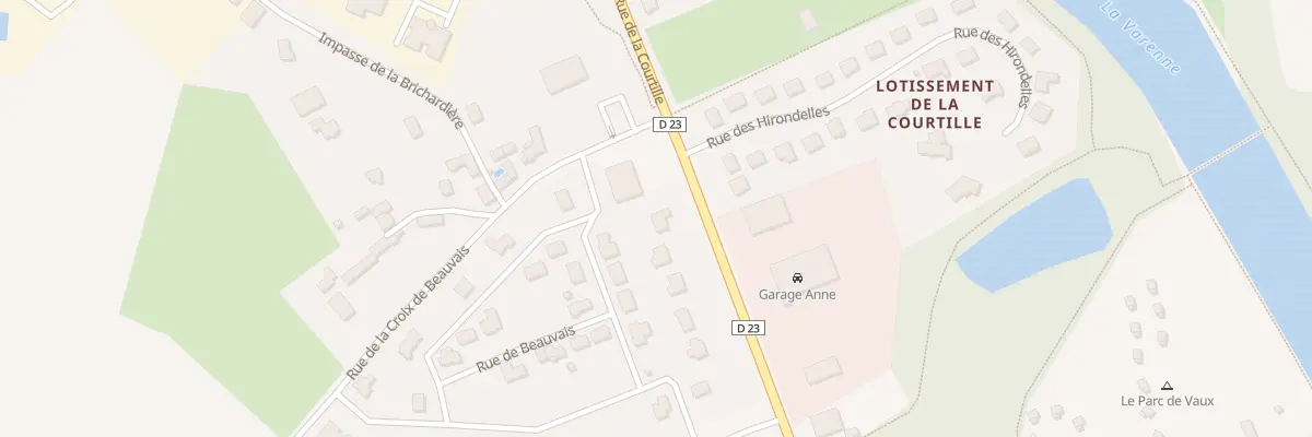 Plan du 40 Rue de la Courtille à Ambrières-les-Vallées