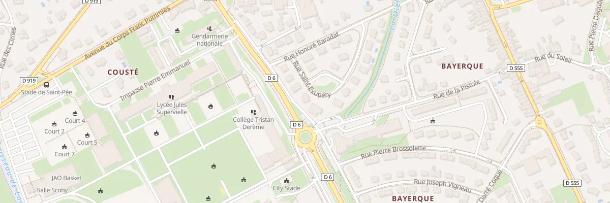 Plan du 15 Bd Francois Mitterrand à Oloron-Sainte-Marie