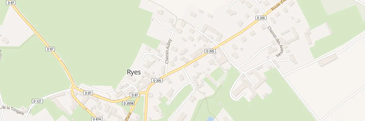Plan du 13 Rte d’Asnelles à Ryes