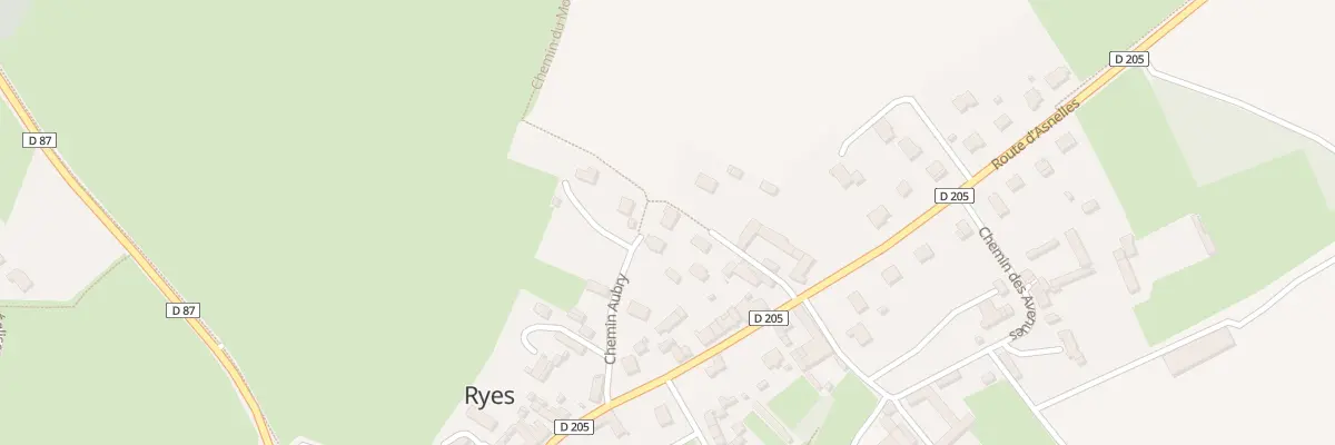 Plan du 6 Chemin A Aubry à Ryes