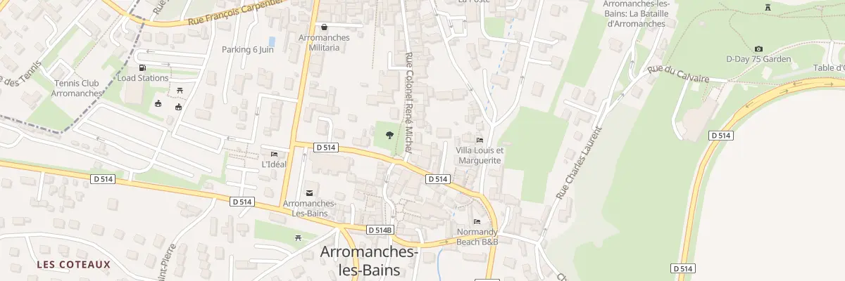 Plan du 31 Rue Colonel René Michel à Arromanches-les-Bains