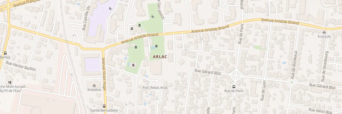 Plan du 108 Av Aristide Briand à Mérignac