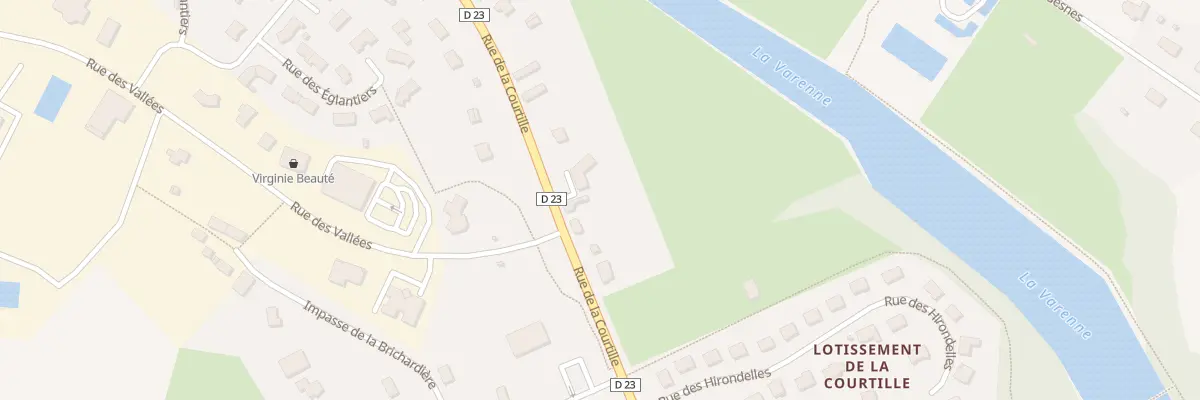 Plan du 33 Rue de la Courtille à Ambrières-les-Vallées