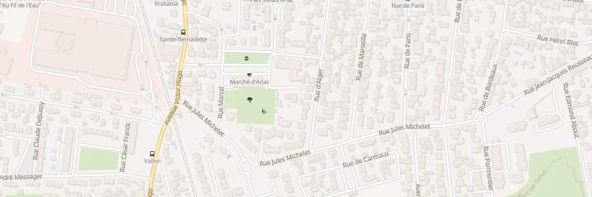 Plan du 2 Rue Chap Sainte Bernadette à Mérignac