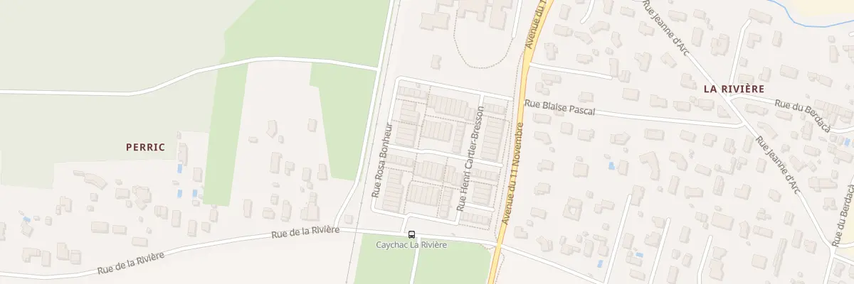 Plan du 20 Rue Jeanne Baret à Blanquefort