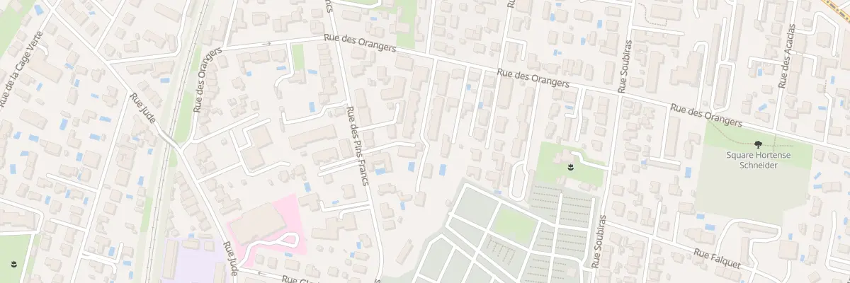 Plan du 144 Rue des Orangers à Bordeaux