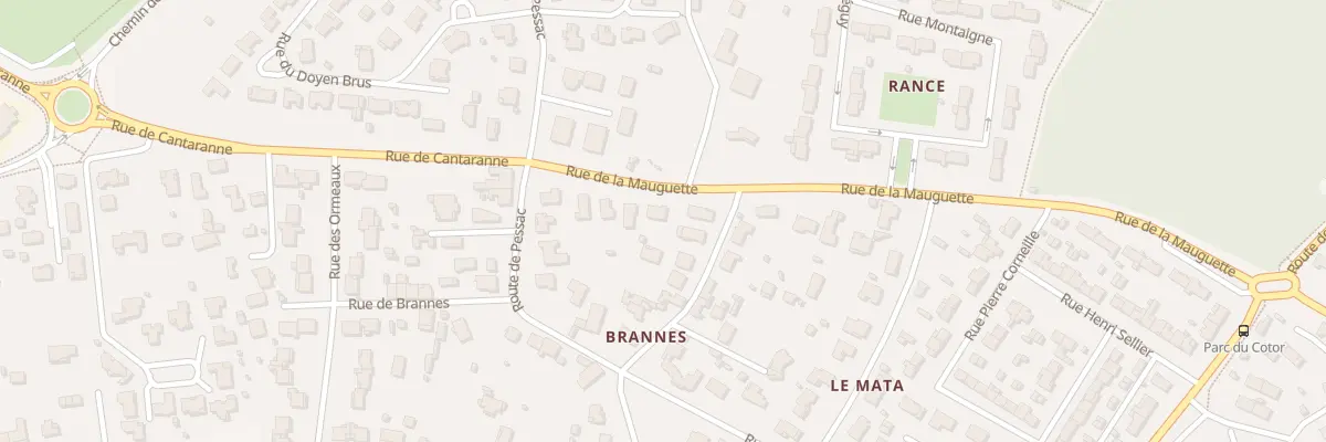 Plan du 40 Rue de la Mauguette à Gradignan