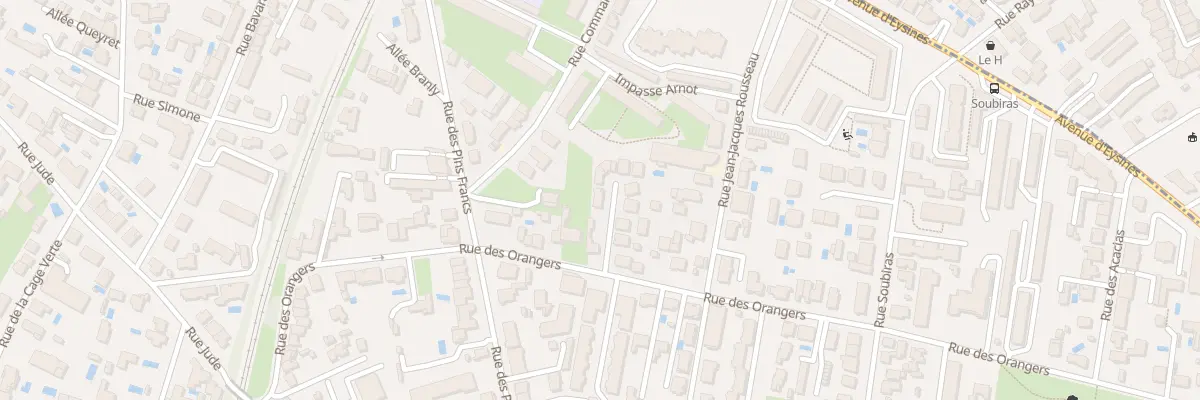 Plan du 11 All de l’Orangeraie à Bordeaux