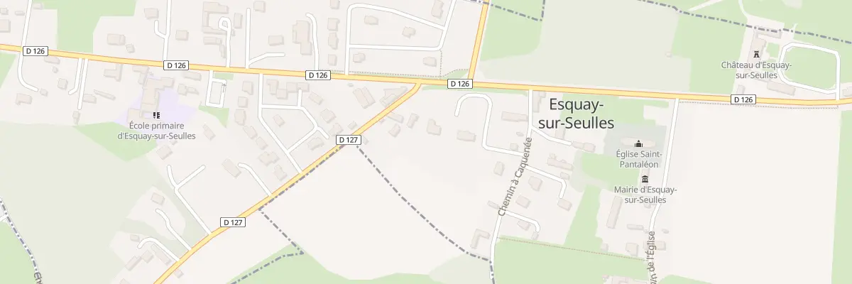 Plan du 5120 Che à Caquenée à Esquay-sur-Seulles