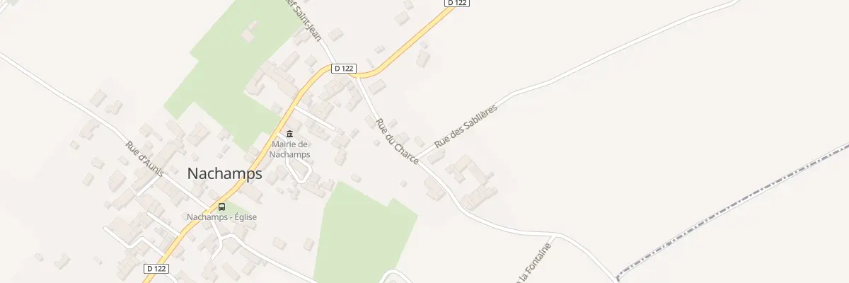 Plan du 11 Rue du Charce à Nachamps