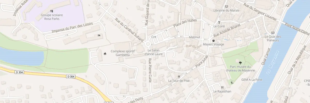 Plan du 16 Rue de Fontaine à Mayenne