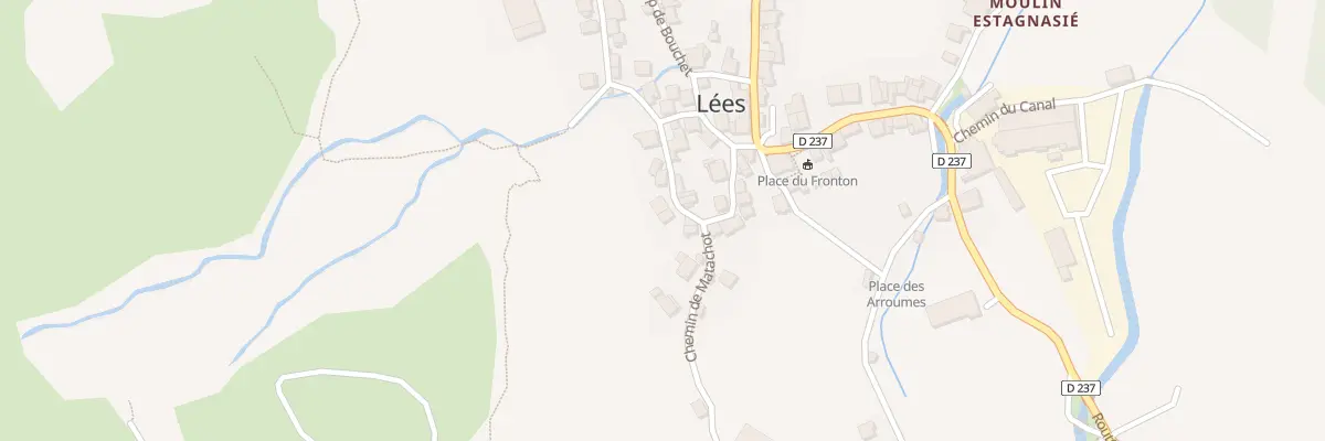 Plan du 5218 Village de Lees à Lées-Athas