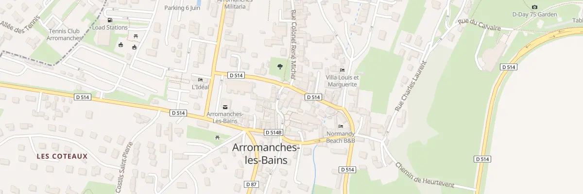 Plan du 4 Rue Maurice Lithare à Arromanches-les-Bains